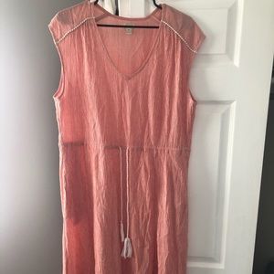 Women’s Jcrew Red maxi dress beach Cover up